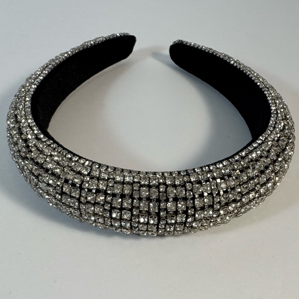Elegant Silver rhinestone Headband - Picture 4 of 7